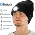 Bluetooth Beanie, LED Beanie Hat with Light, Gifts for Men&amp;Women Headlamp Headphone Beanie USB Rechargeable Lighted Cap with Stereo Speakers &amp; MIC Unique Tech Gifts for Men Dads Women Boys and Girls